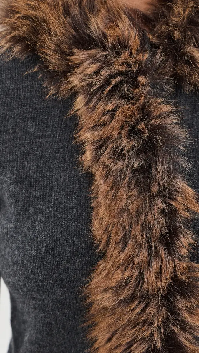 Marc Jacobs Faux Fur Lined Cardigan | Thumbnail 6