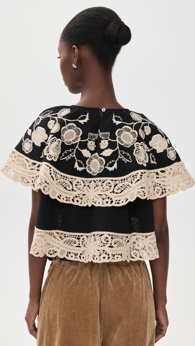 Sea Shiloh Embroidered Top | Thumbnail 3 Sea Shiloh Embroidered Top | Thumbnail 3