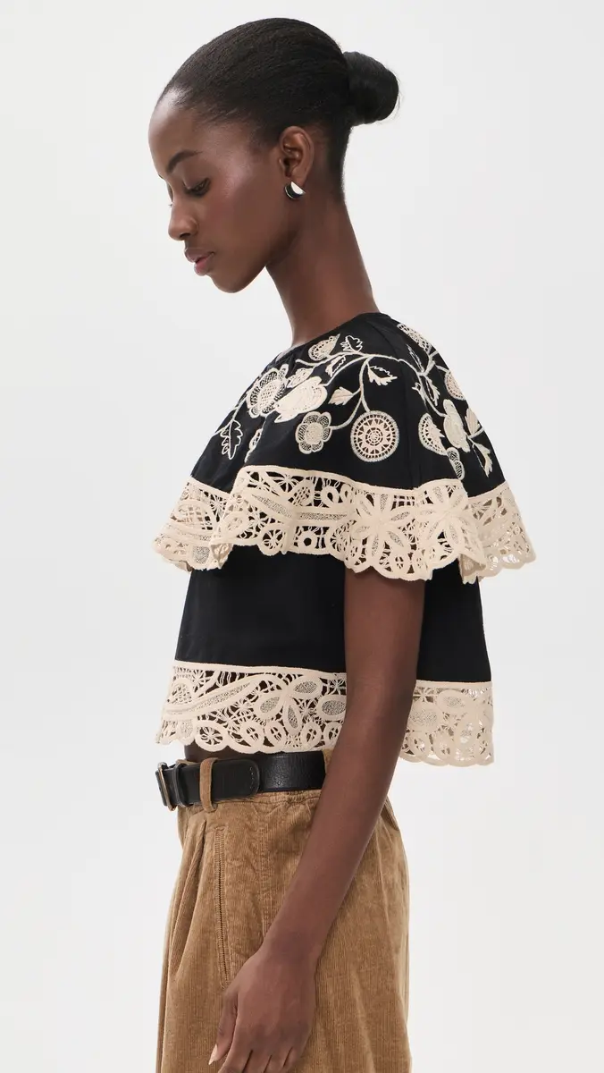 Sea Shiloh Embroidered Top | Thumbnail 4 Sea Shiloh Embroidered Top | Thumbnail 4