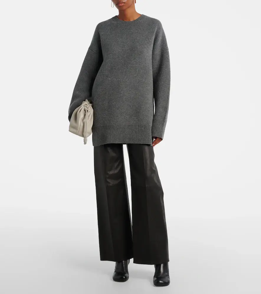 Frame Le Slim Palazzo high-rise leather pants | Thumbnail 2 Frame Le Slim Palazzo high-rise leather pants | Thumbnail 2
