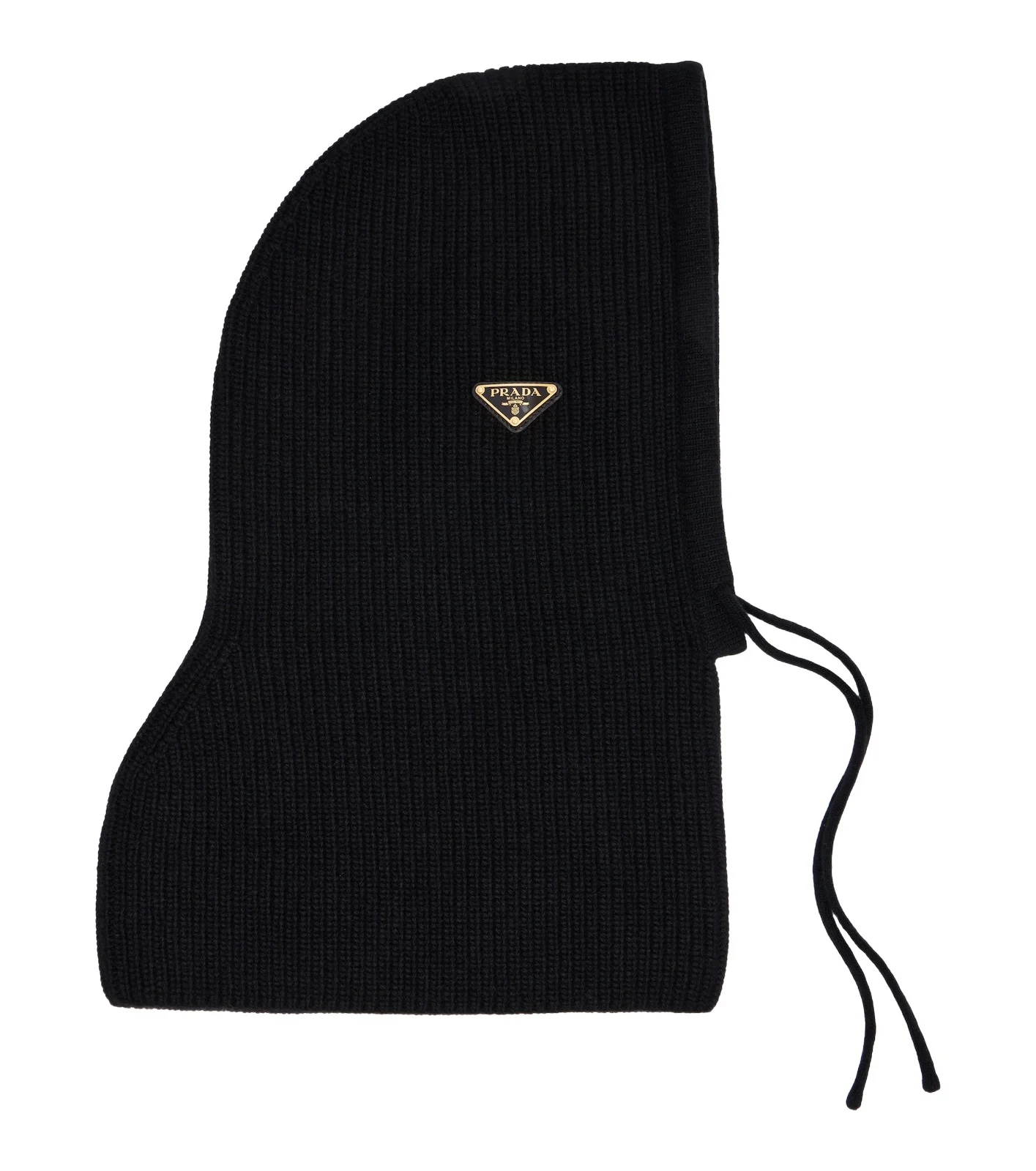 Ribbed-knit wool and cashmere ski mask