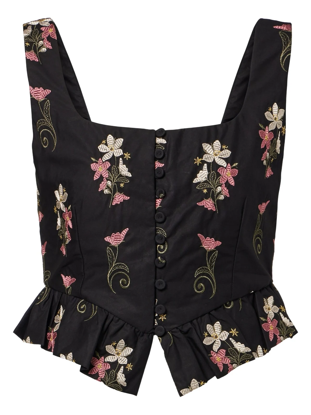 Agua by Agua Bendita Eslabón cotton poplin top
