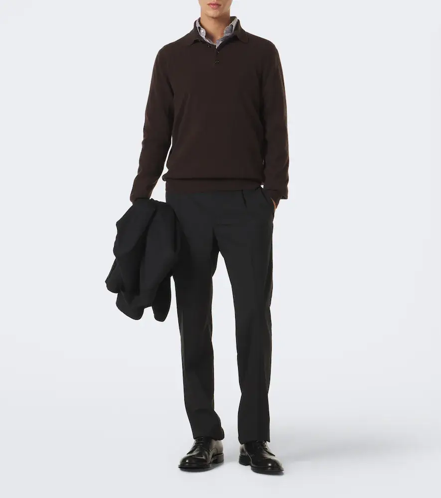 Canali Wool-blend straight pants | Thumbnail 3
