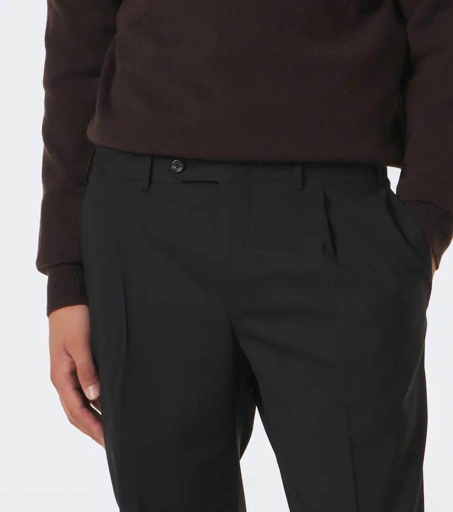 Canali Wool-blend straight pants | Thumbnail 4