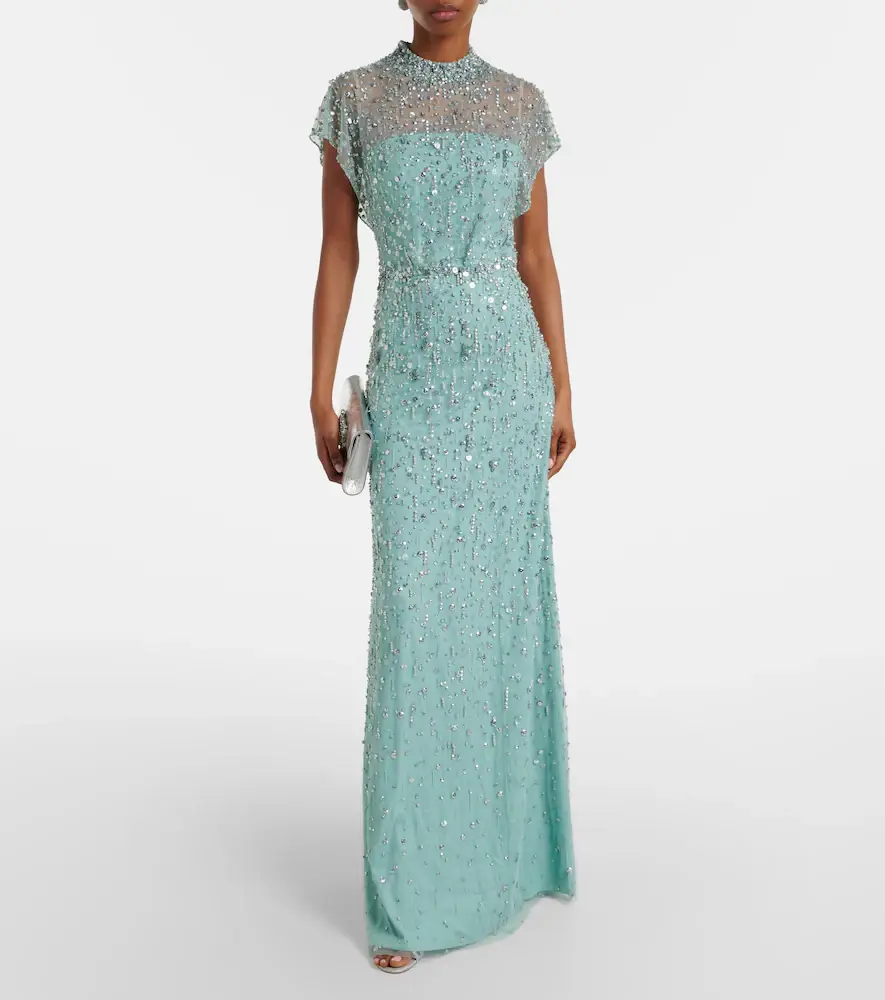 Jenny Packham Crystal Drop embellished gown | Thumbnail 2 Jenny Packham Crystal Drop embellished gown | Thumbnail 2