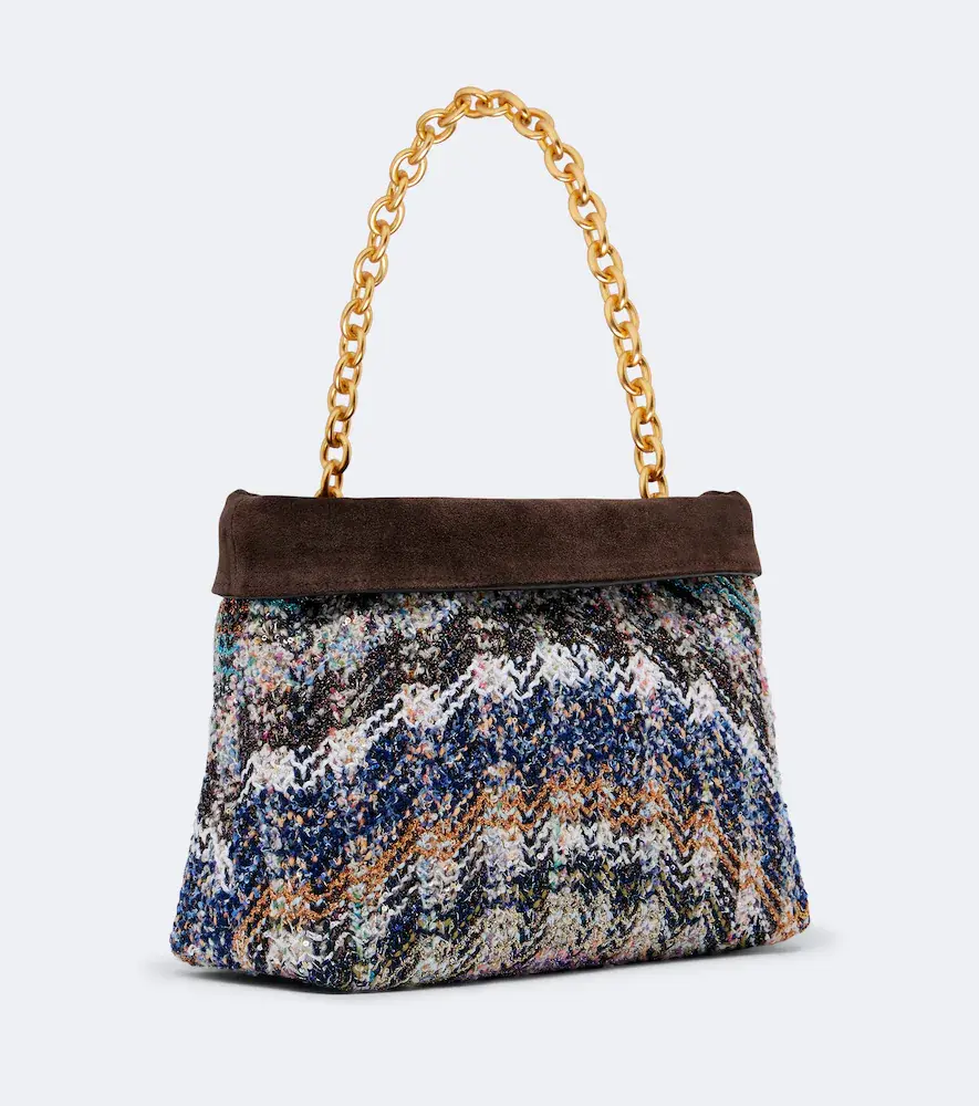 Missoni Suede-lined knitted shoulder bag | Thumbnail 2 Missoni Suede-lined knitted shoulder bag | Thumbnail 2