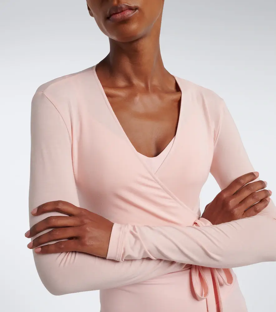 NORBA Ribbed-knit wrap top | Thumbnail 4 NORBA Ribbed-knit wrap top | Thumbnail 4