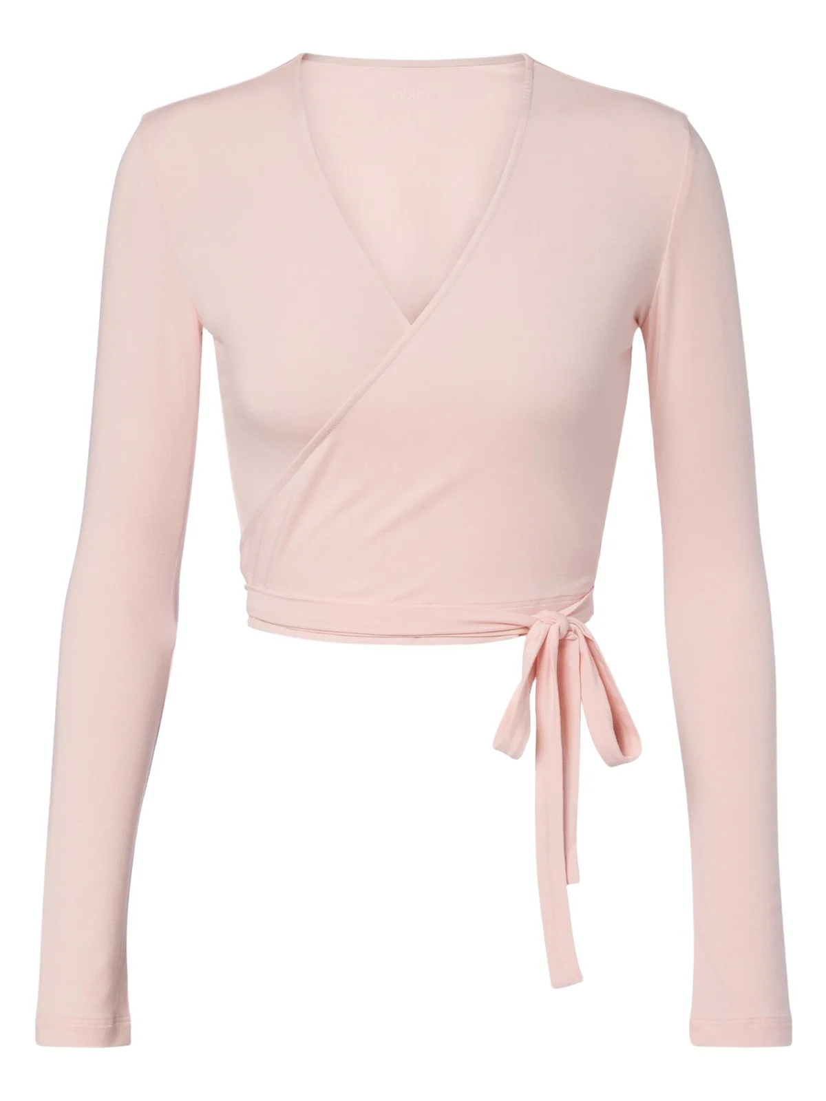 Ribbed-knit wrap top Ribbed-knit wrap top