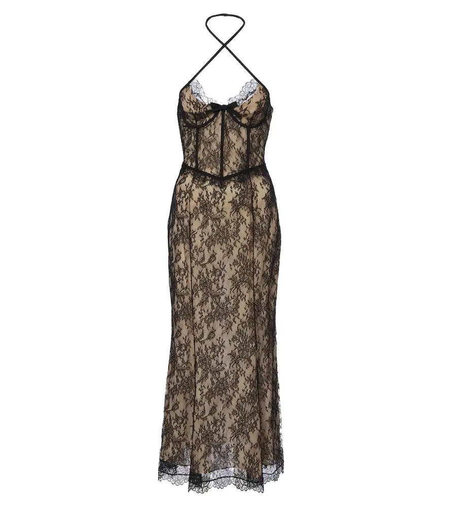Alessandra Rich Lace bustier dress | Image 1 Alessandra Rich Lace bustier dress | Image 1