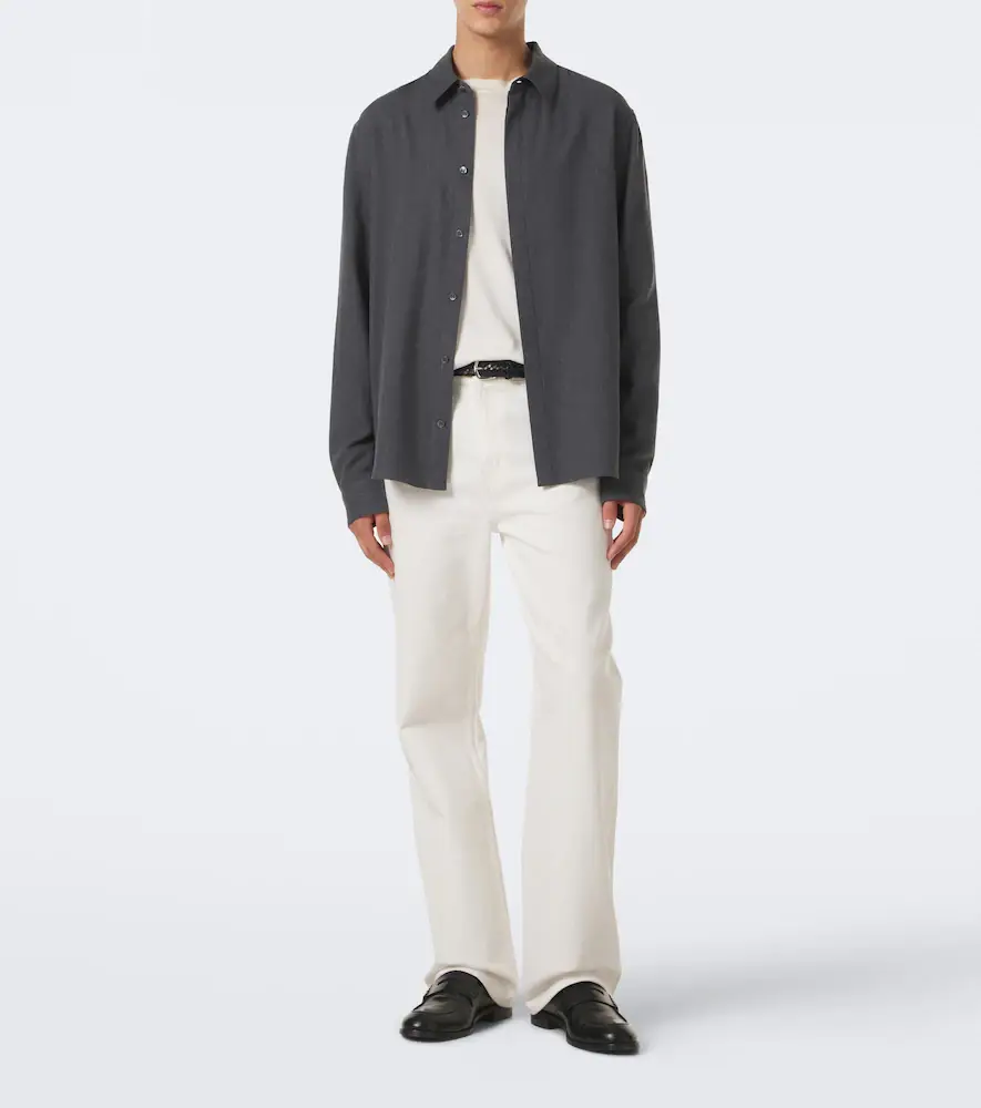 Gabriela Hearst Abbe cotton and cashmere shirt | Thumbnail 3 Gabriela Hearst Abbe cotton and cashmere shirt | Thumbnail 3