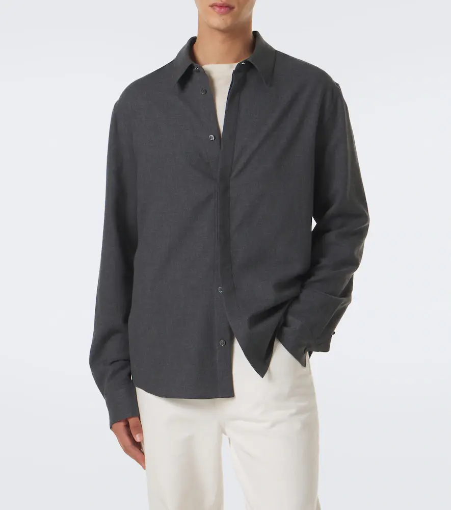 Gabriela Hearst Abbe cotton and cashmere shirt | Thumbnail 6 Gabriela Hearst Abbe cotton and cashmere shirt | Thumbnail 6