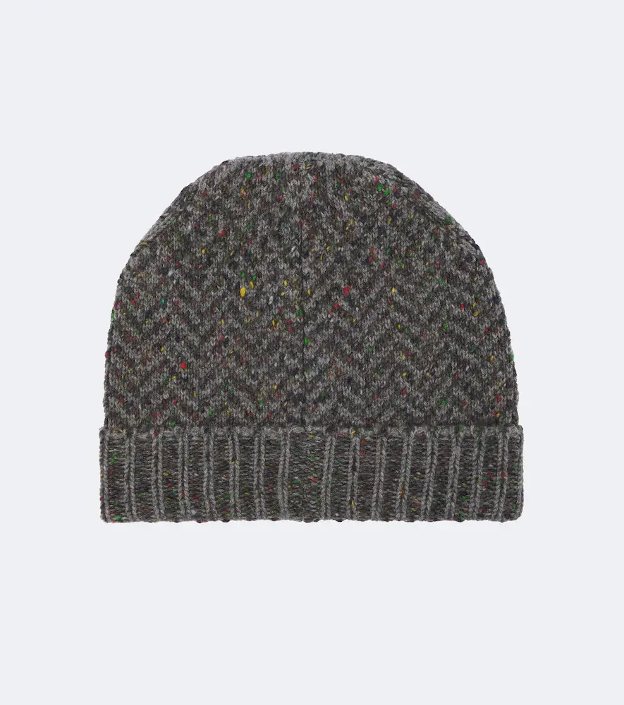 Gabriela Hearst Porta herringbone cashmere beanie | Thumbnail 2 Gabriela Hearst Porta herringbone cashmere beanie | Thumbnail 2