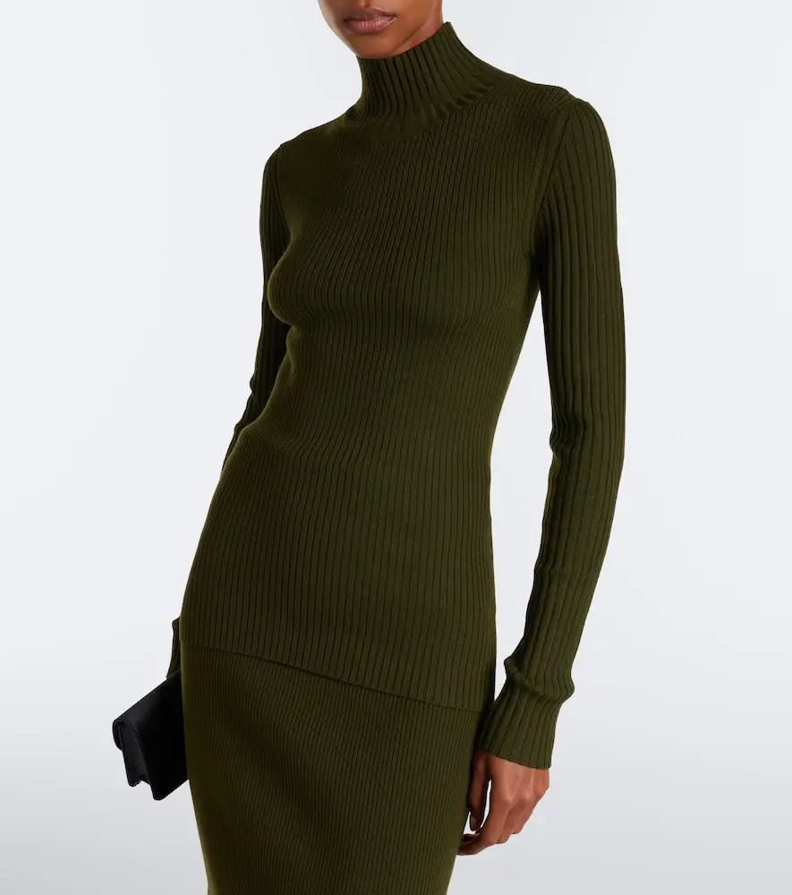 Victoria Beckham Ribbed-knit wool-blend sweater | Thumbnail 5 Victoria Beckham Ribbed-knit wool-blend sweater | Thumbnail 5