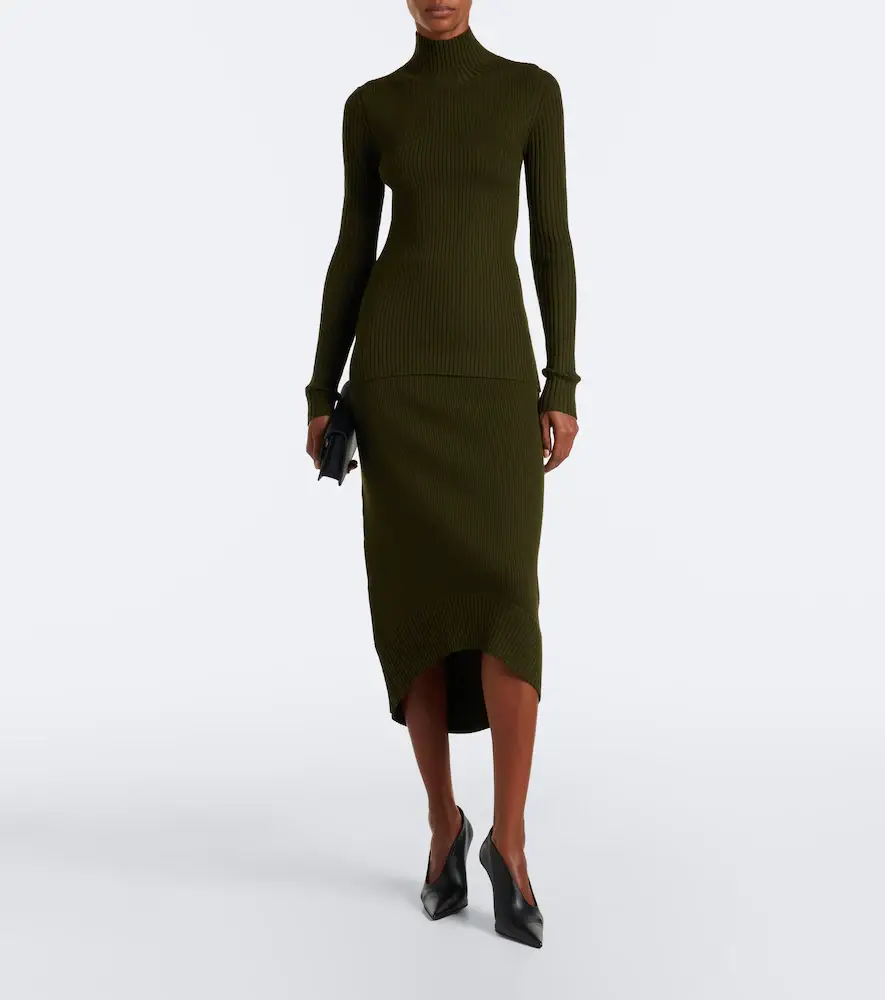 Victoria Beckham Ribbed-knit wool-blend sweater | Thumbnail 6 Victoria Beckham Ribbed-knit wool-blend sweater | Thumbnail 6