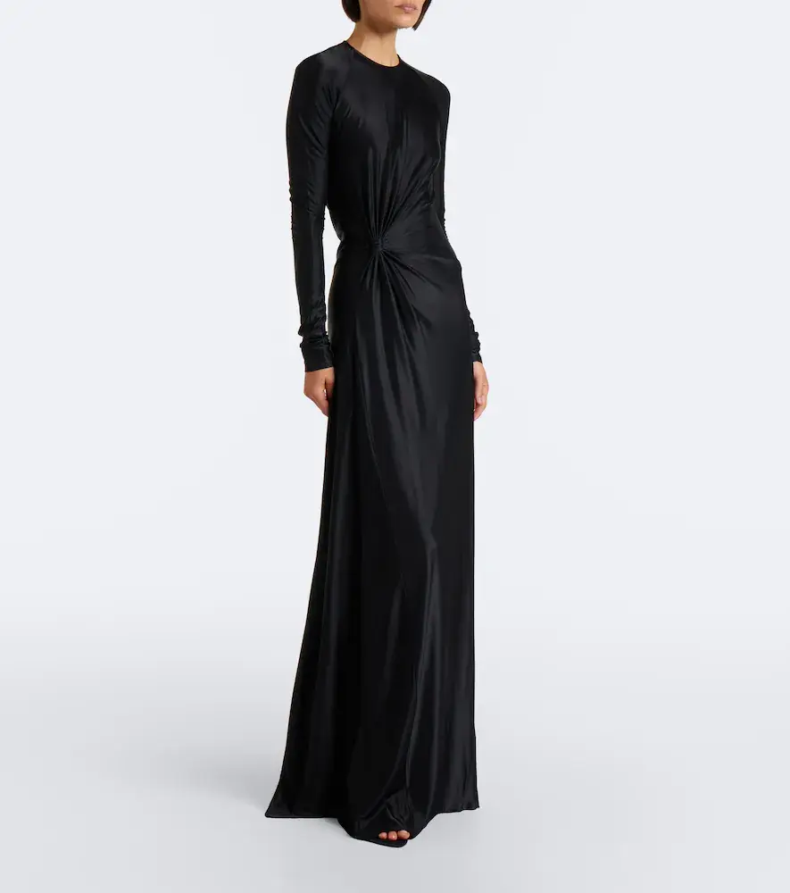 Victoria Beckham Florence gathered jersey gown | Thumbnail 3