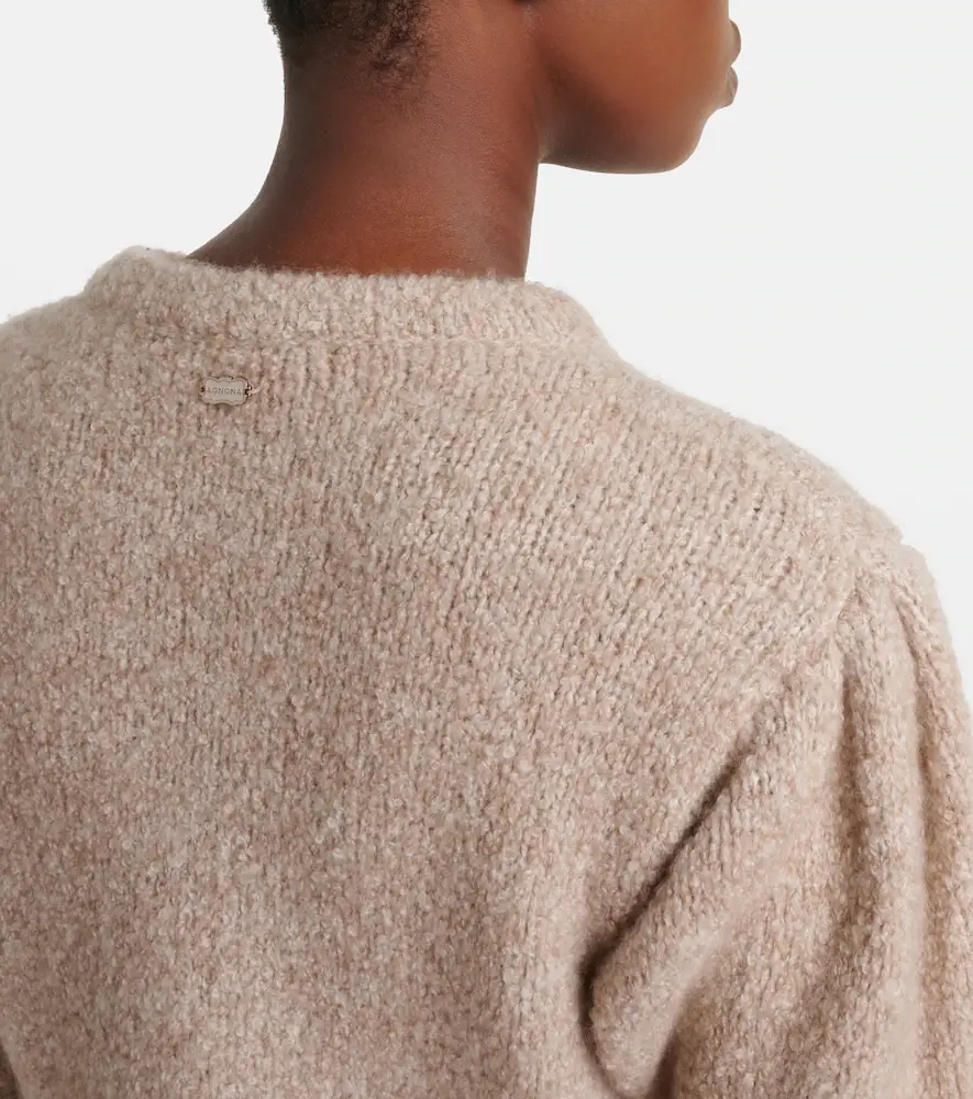 AGNONA Cashmere, silk, and wool cardigan | Thumbnail 3