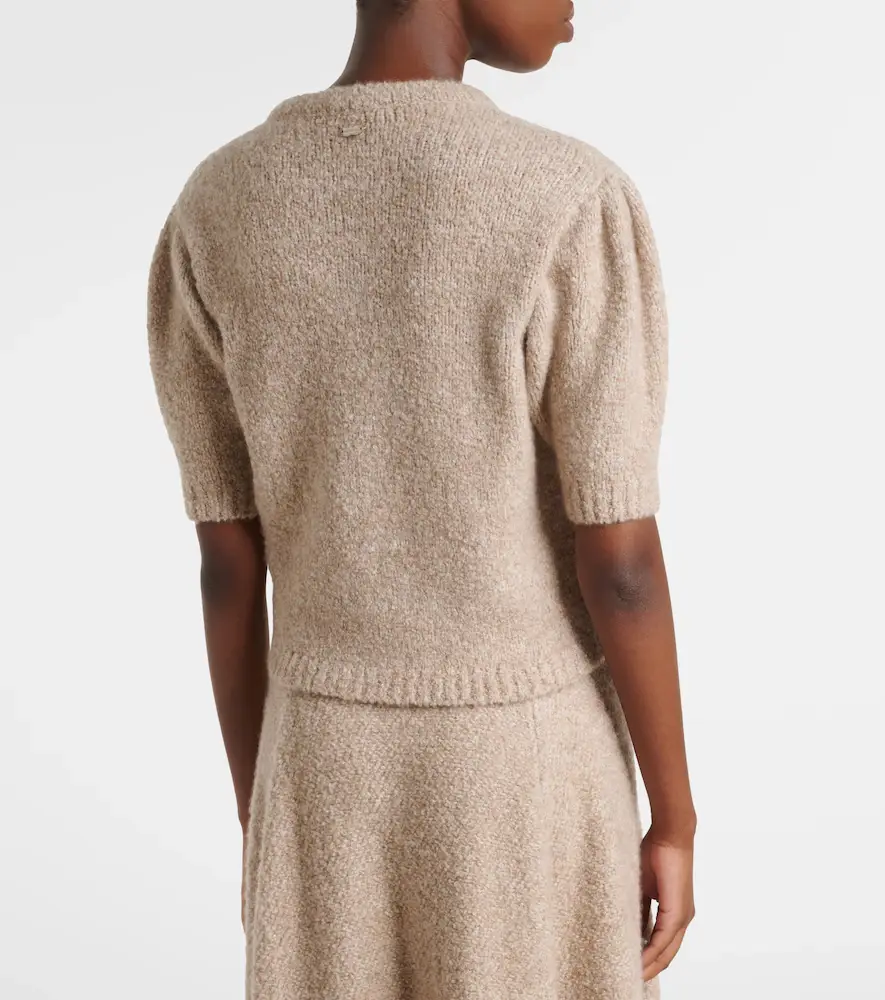 AGNONA Cashmere, silk, and wool cardigan | Thumbnail 4