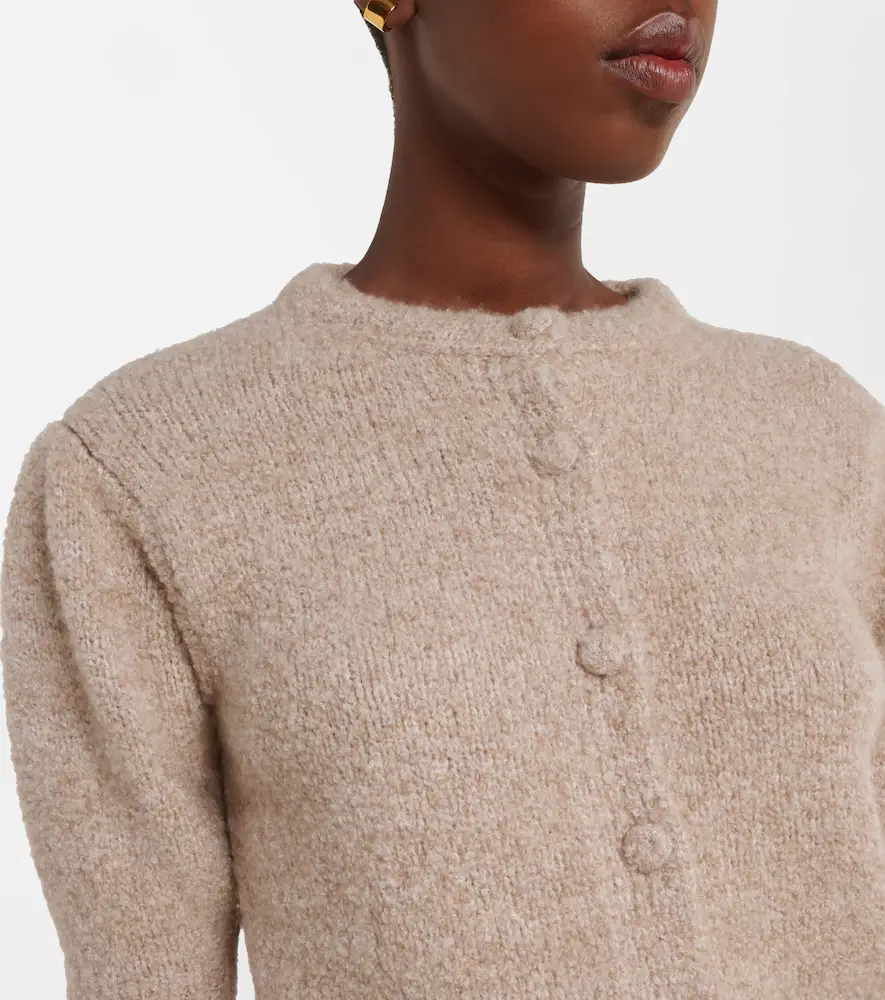 AGNONA Cashmere, silk, and wool cardigan | Thumbnail 5