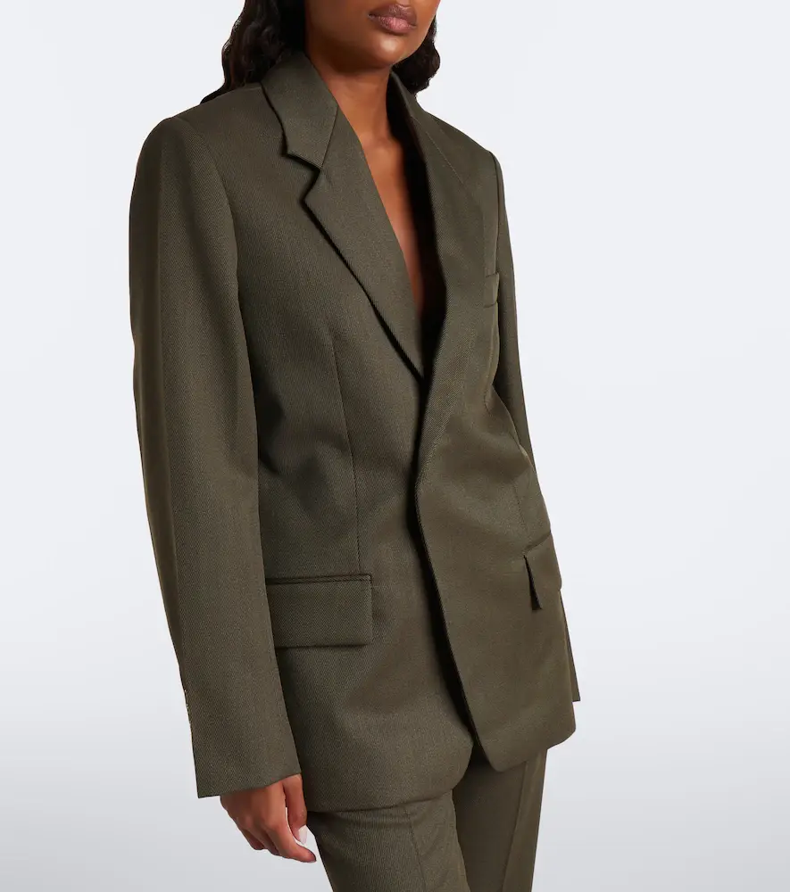 Victoria Beckham Virgin wool twill blazer | Thumbnail 5 Victoria Beckham Virgin wool twill blazer | Thumbnail 5