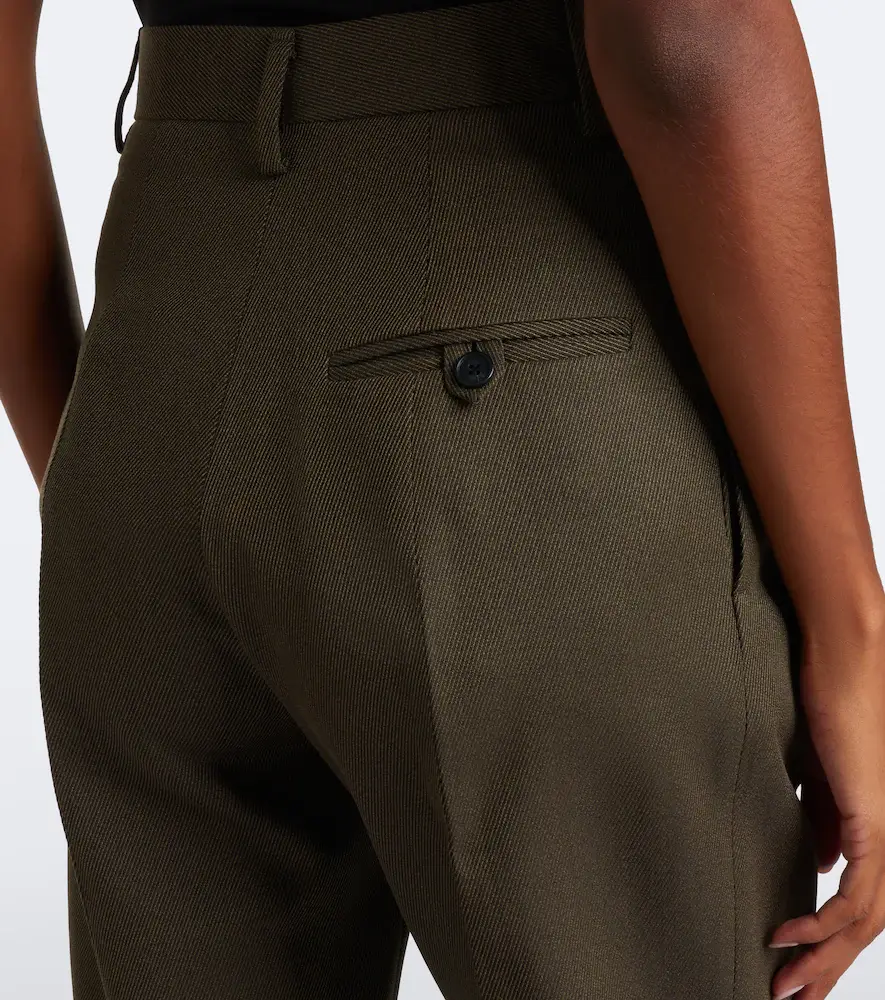 Victoria Beckham Virgin wool twill straight pants | Thumbnail 2 Victoria Beckham Virgin wool twill straight pants | Thumbnail 2
