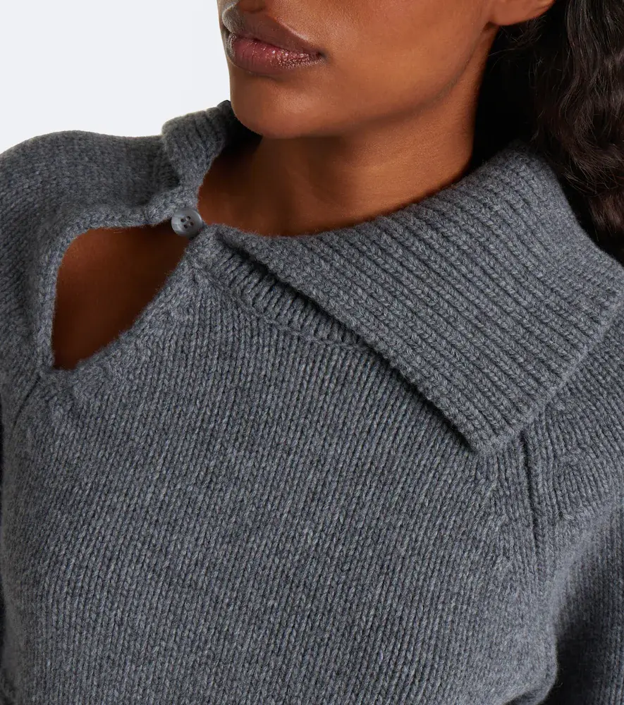Victoria Beckham Asymmetric virgin wool sweater | Thumbnail 4 Victoria Beckham Asymmetric virgin wool sweater | Thumbnail 4
