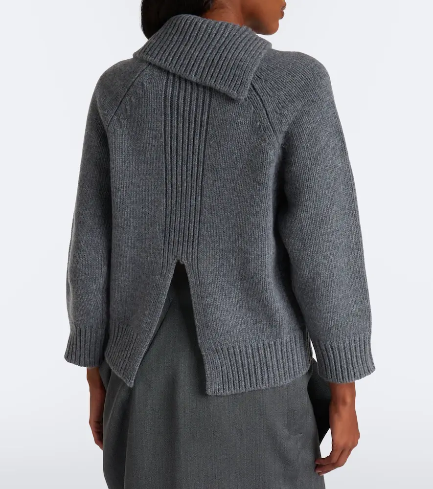 Victoria Beckham Asymmetric virgin wool sweater | Thumbnail 5 Victoria Beckham Asymmetric virgin wool sweater | Thumbnail 5