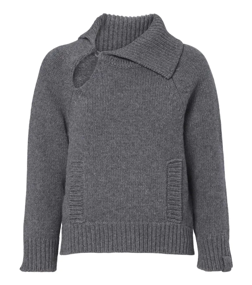 Victoria Beckham Asymmetric virgin wool sweater | Image 1 Victoria Beckham Asymmetric virgin wool sweater | Image 1