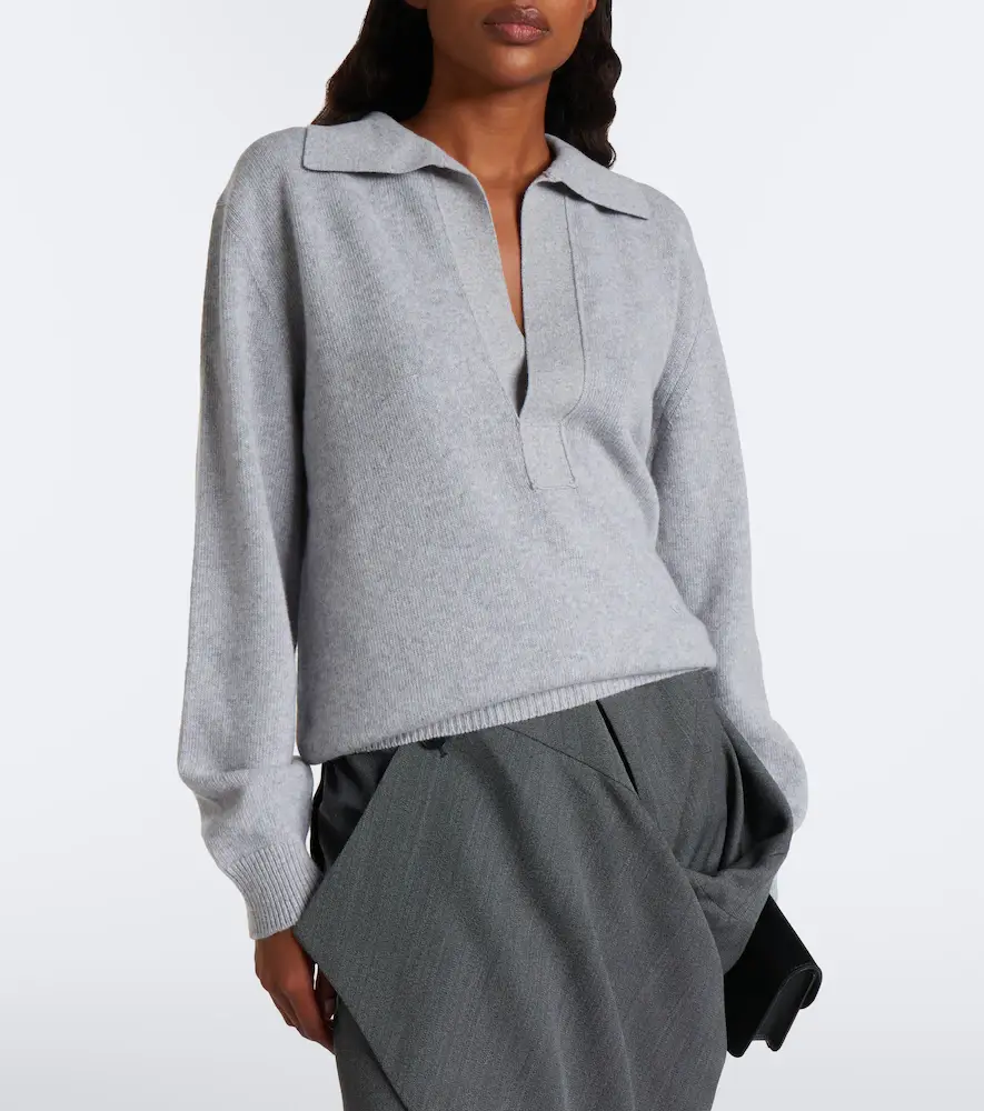 Victoria Beckham Genevieve wool and cashmere sweater | Thumbnail 2