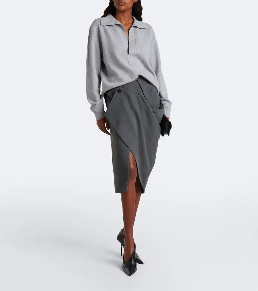 Victoria Beckham Genevieve wool and cashmere sweater | Thumbnail 6