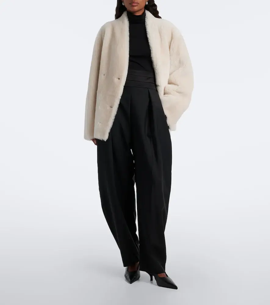 Loulou de Saison Catherine reversible shearling jacket | Thumbnail 4