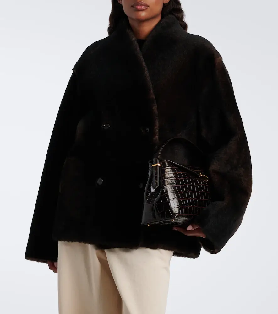 Loulou de Saison Catherine reversible shearling jacket | Thumbnail 4