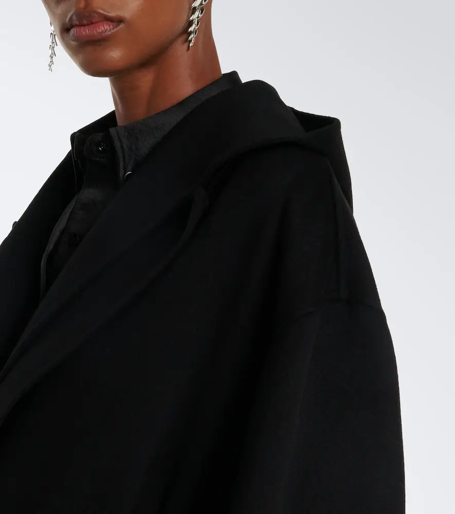 Sportmax Hooded virgin wool coat | Thumbnail 4