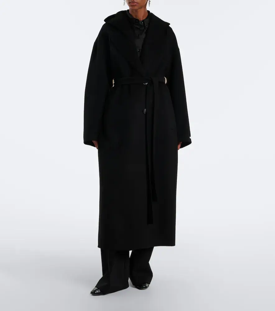 Sportmax Hooded virgin wool coat | Thumbnail 6