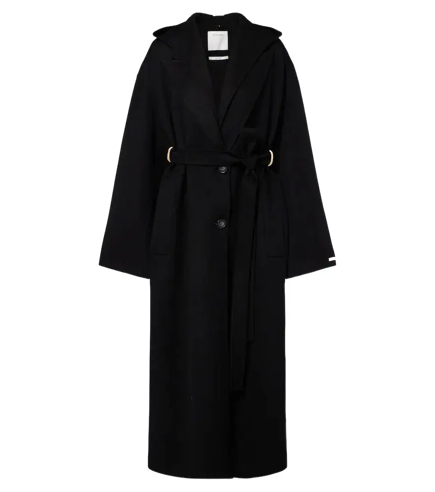 Sportmax Hooded virgin wool coat | Image 1 Sportmax Hooded virgin wool coat | Image 1
