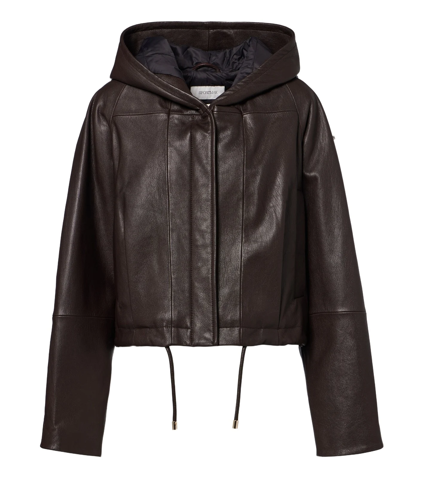 Hooded leather jacket Hooded leather jacket