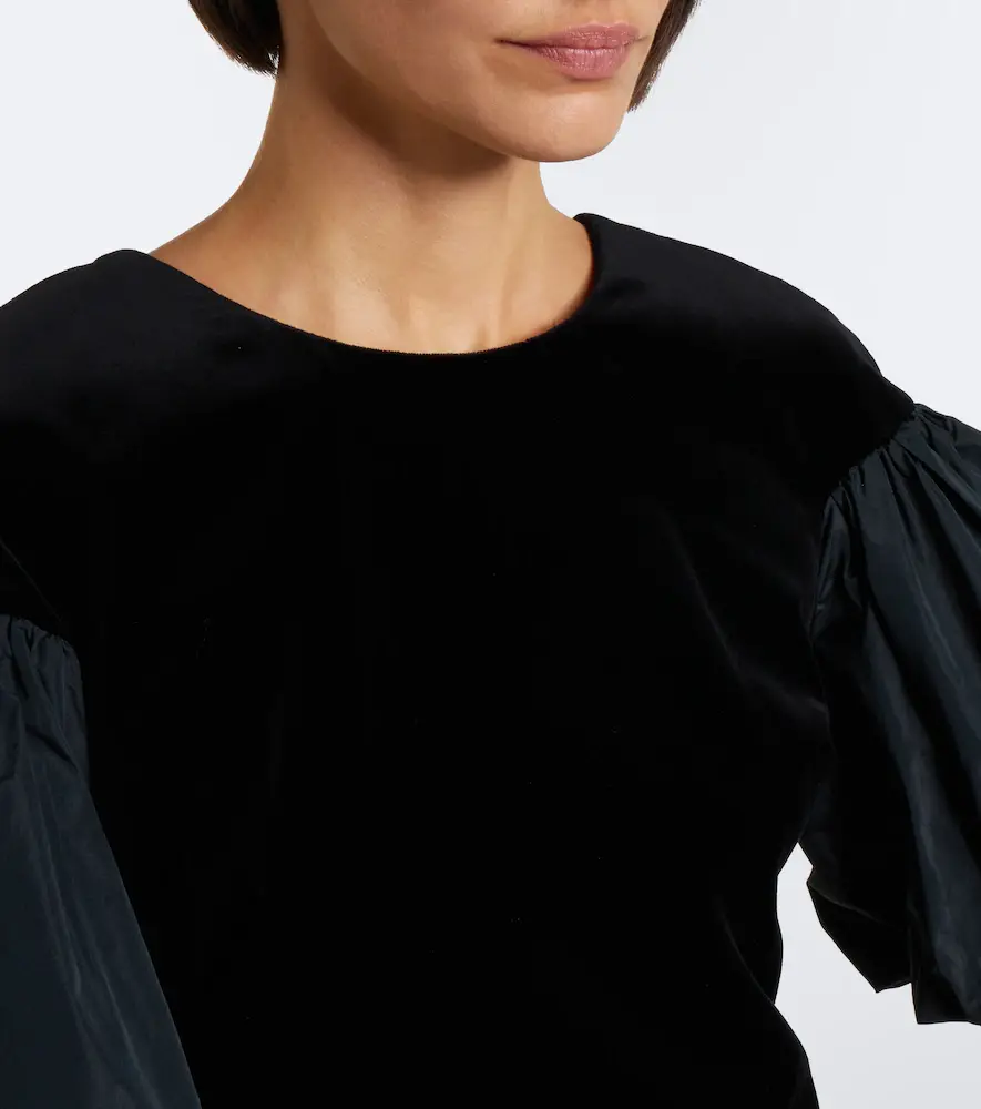 Max Mara Cotton velvet midi dress | Thumbnail 3