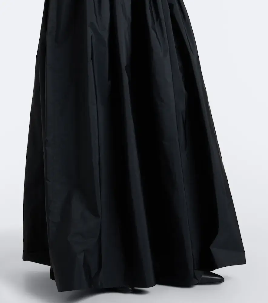 Max Mara Gathered taffeta maxi skirt | Thumbnail 2 Max Mara Gathered taffeta maxi skirt | Thumbnail 2