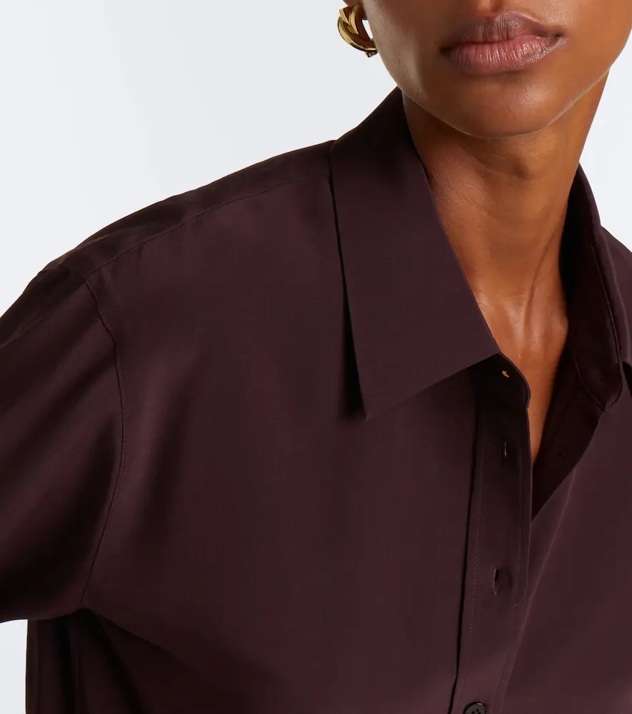 Joseph Joe silk crêpe de chine shirt | Thumbnail 5 Joseph Joe silk crêpe de chine shirt | Thumbnail 5