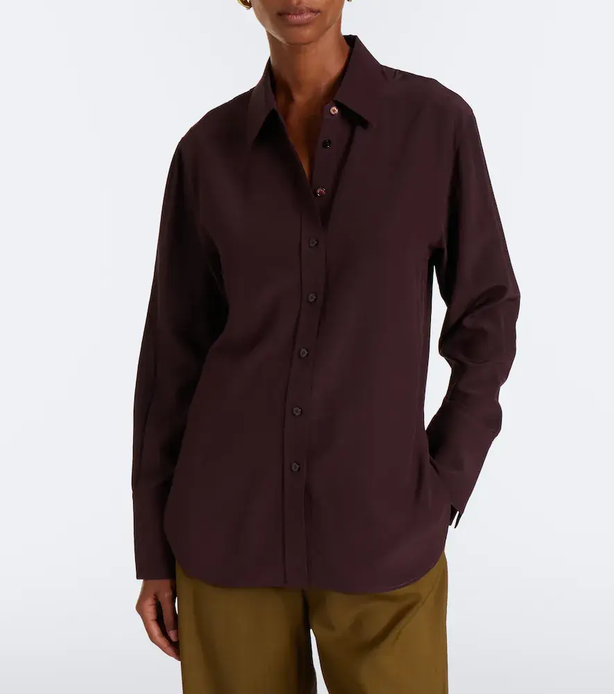 Joseph Joe silk crêpe de chine shirt | Thumbnail 7 Joseph Joe silk crêpe de chine shirt | Thumbnail 7