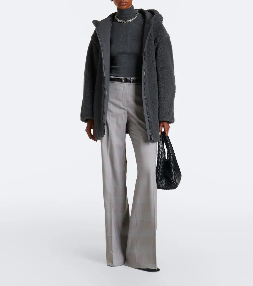 Max Mara Hooded wool, alpaca, and silk coat | Thumbnail 3 Max Mara Hooded wool, alpaca, and silk coat | Thumbnail 3