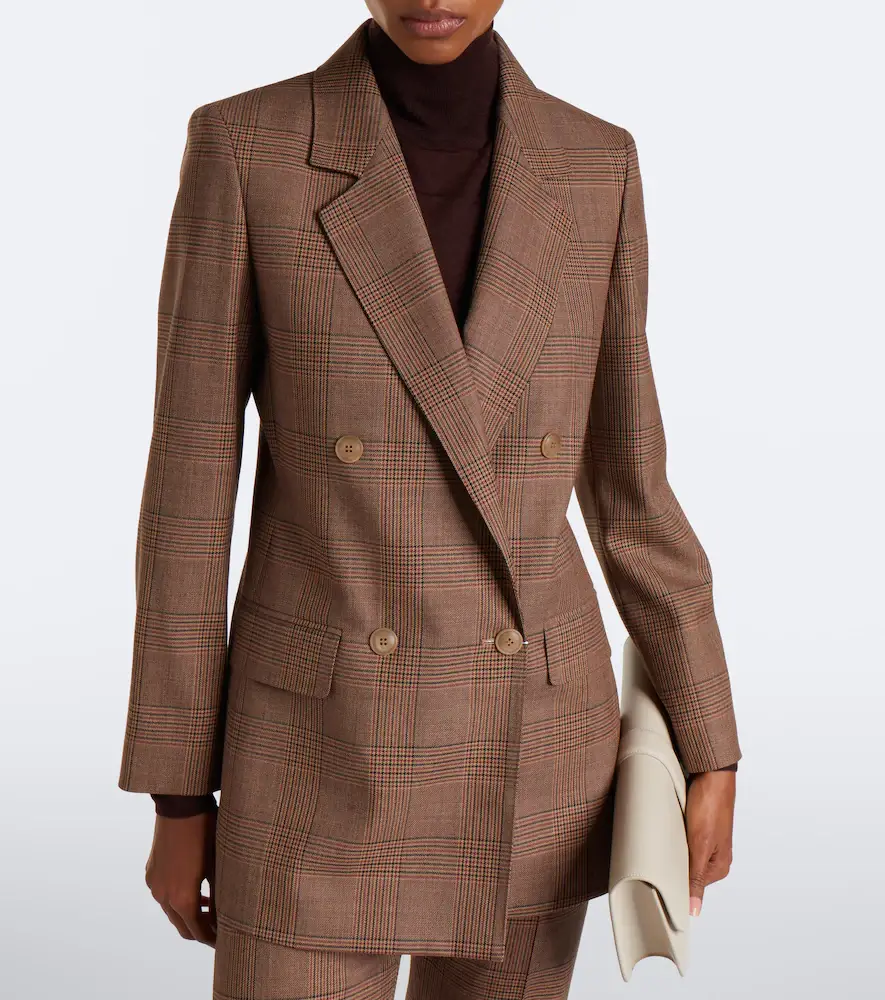 Max Mara Double-breasted virgin wool blazer | Thumbnail 2 Max Mara Double-breasted virgin wool blazer | Thumbnail 2