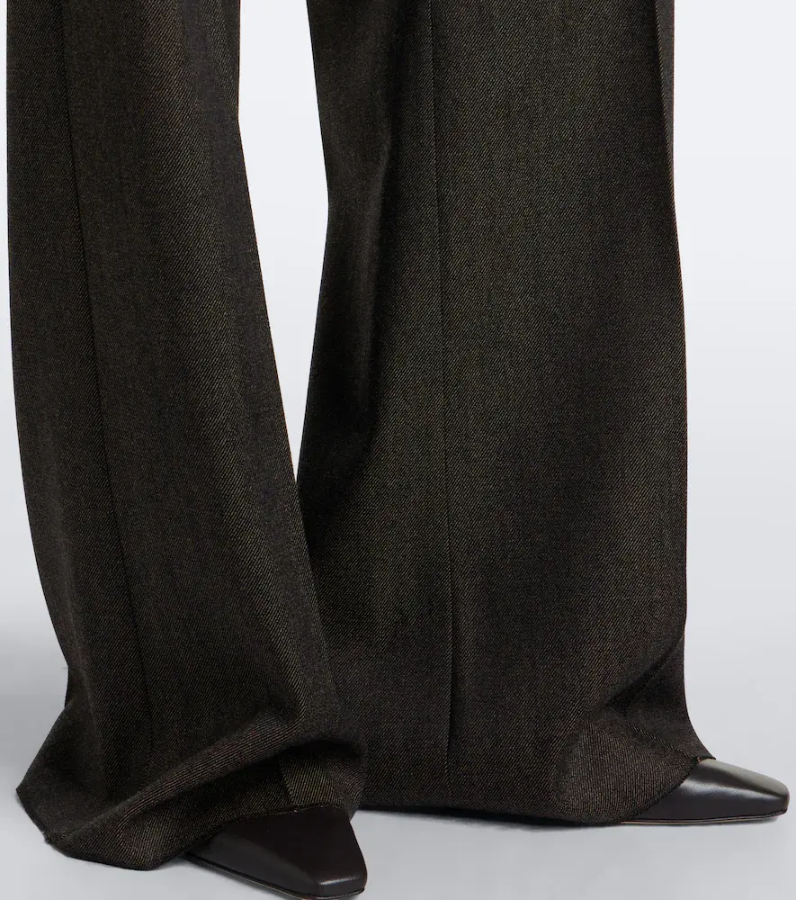 Max Mara Virgin wool wide leg pants | Thumbnail 6 Max Mara Virgin wool wide leg pants | Thumbnail 6