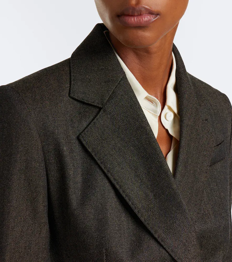 Max Mara Double-breasted virgin wool blazer | Thumbnail 5 Max Mara Double-breasted virgin wool blazer | Thumbnail 5