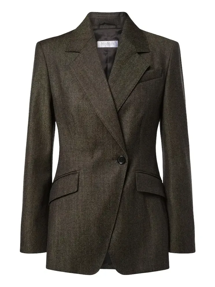 Double-breasted virgin wool blazer Double-breasted virgin wool blazer