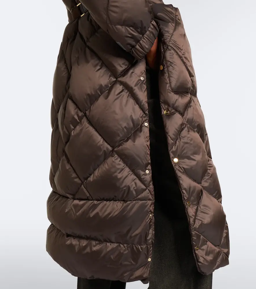 Max Mara Hooded quilted down coat | Thumbnail 2 Max Mara Hooded quilted down coat | Thumbnail 2