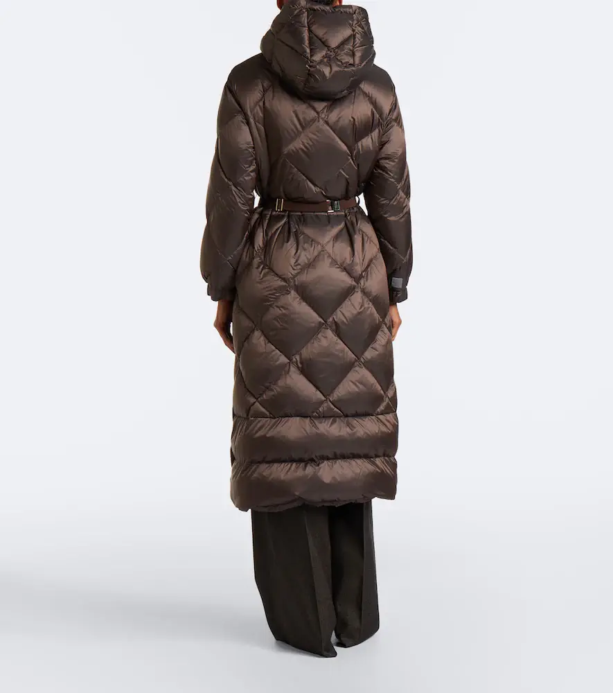 Max Mara Hooded quilted down coat | Thumbnail 4 Max Mara Hooded quilted down coat | Thumbnail 4