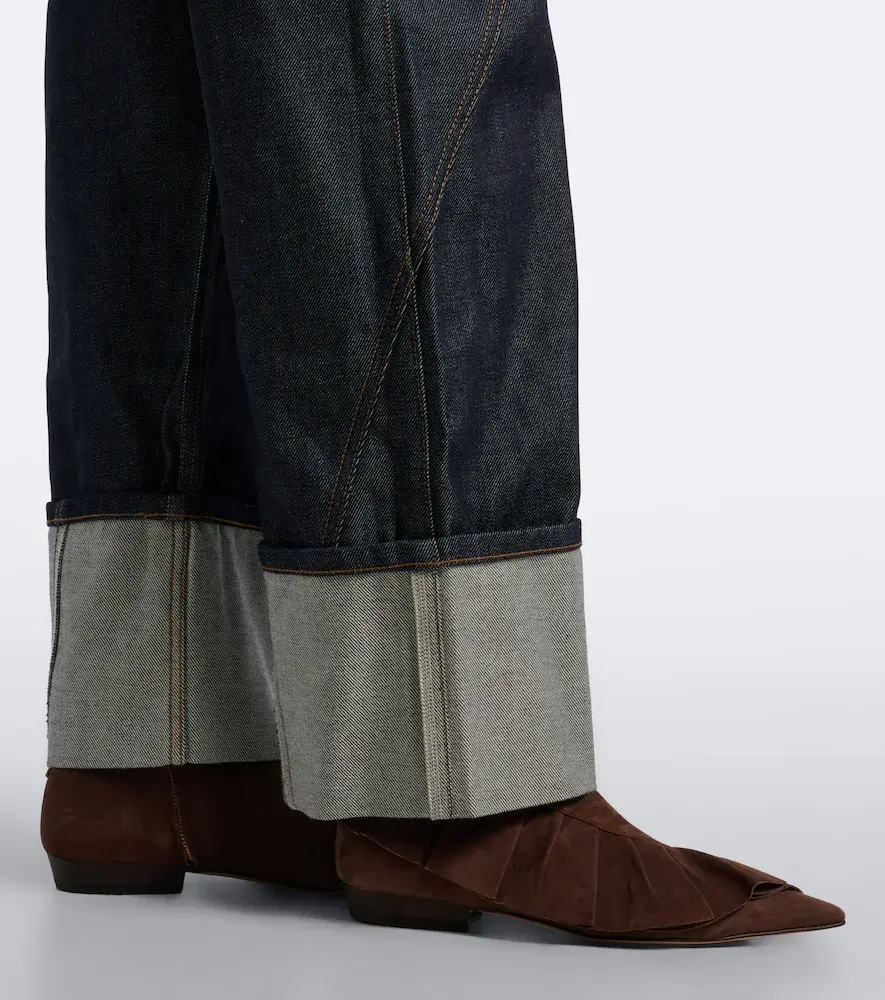JW Anderson Ruffled suede ankle boots | Thumbnail 5