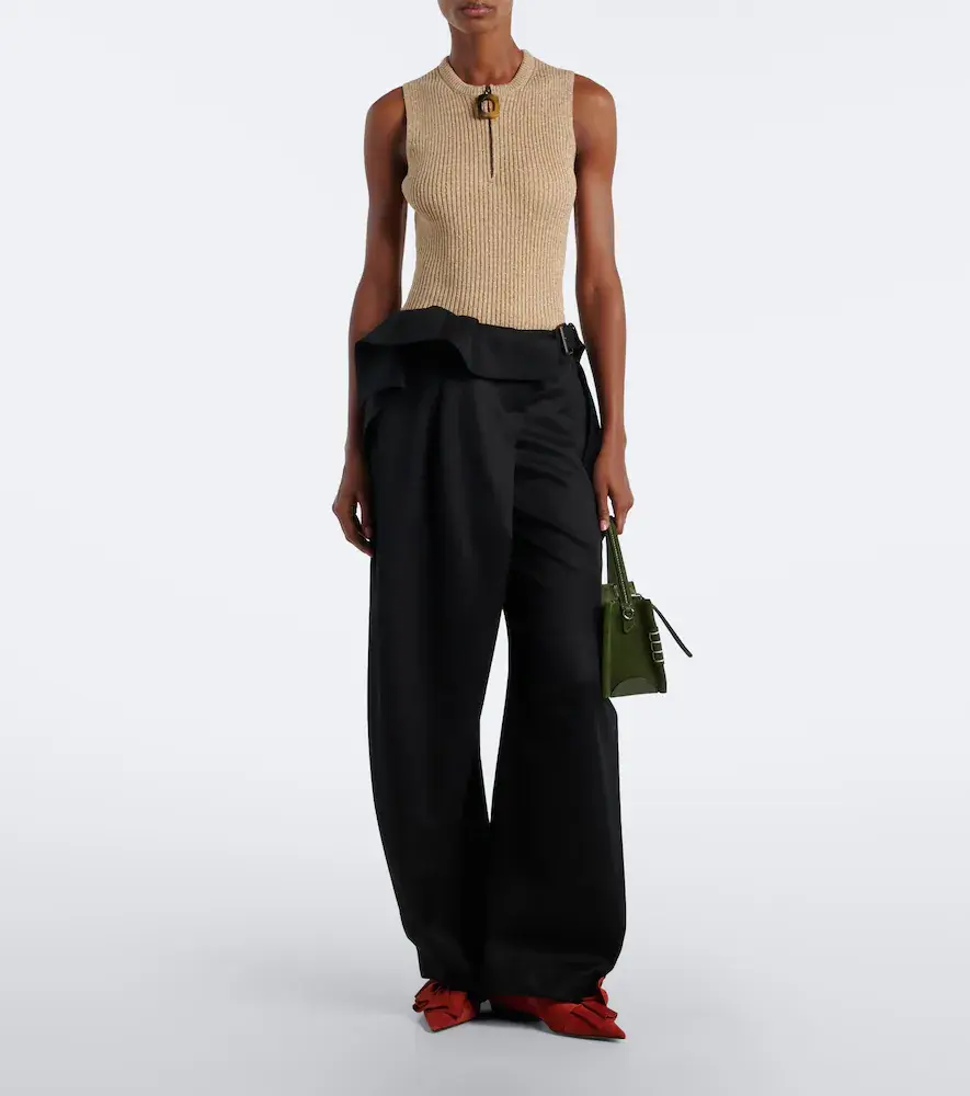 JW Anderson Ruffled suede flats | Thumbnail 6 JW Anderson Ruffled suede flats | Thumbnail 6