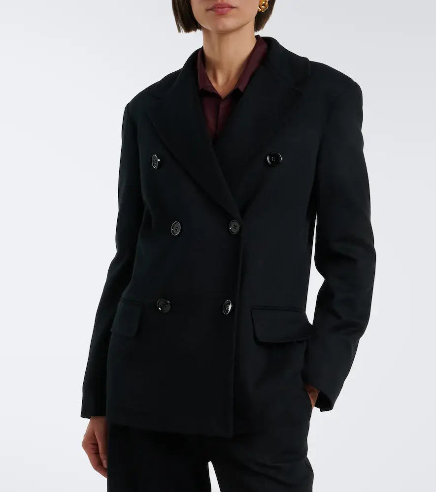 'S Max Mara 'S Max Mara Wool and cotton-blend jersey blazer | Thumbnail 5 'S Max Mara 'S Max Mara Wool and cotton-blend jersey blazer | Thumbnail 5