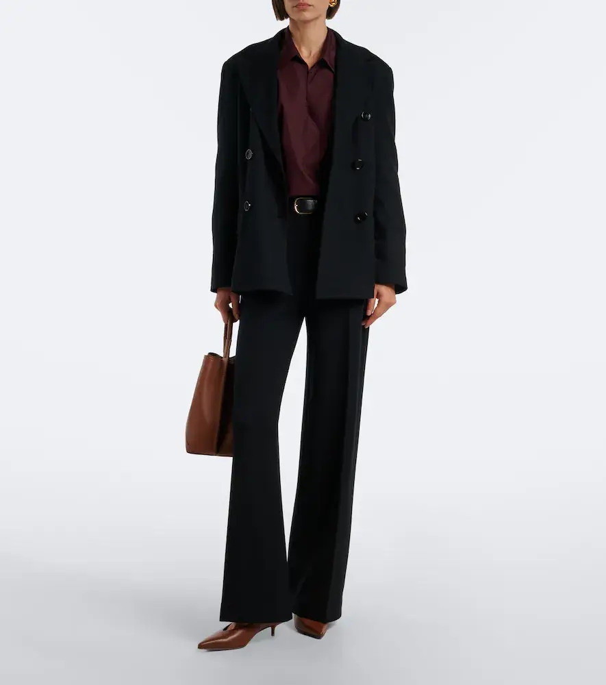 'S Max Mara 'S Max Mara Wool and cotton-blend jersey blazer | Thumbnail 6 'S Max Mara 'S Max Mara Wool and cotton-blend jersey blazer | Thumbnail 6